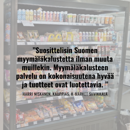 Suomen myymäläkalusta K-Market Siivikkala asiakastarina